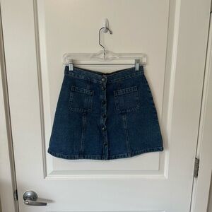 Urban Outfitters Denim Mini Skirt, Small